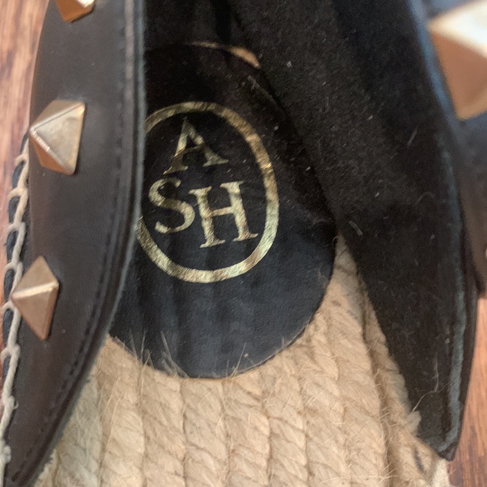 Ash Zania Snake Embossed Espadrille Sandals in Roccia, Sz 39 - Picture 11 of 13